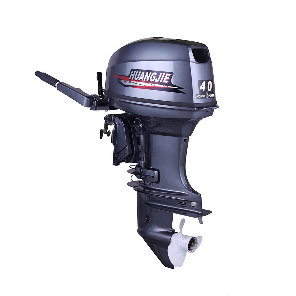 Boat Motor Huangjie Outboard Motor 2stroke 40hp Boat Engine Outboards Like Yamaha Genus 2 Jet Outboard Motor